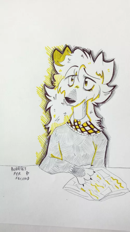 yello + newspaper (art by me)