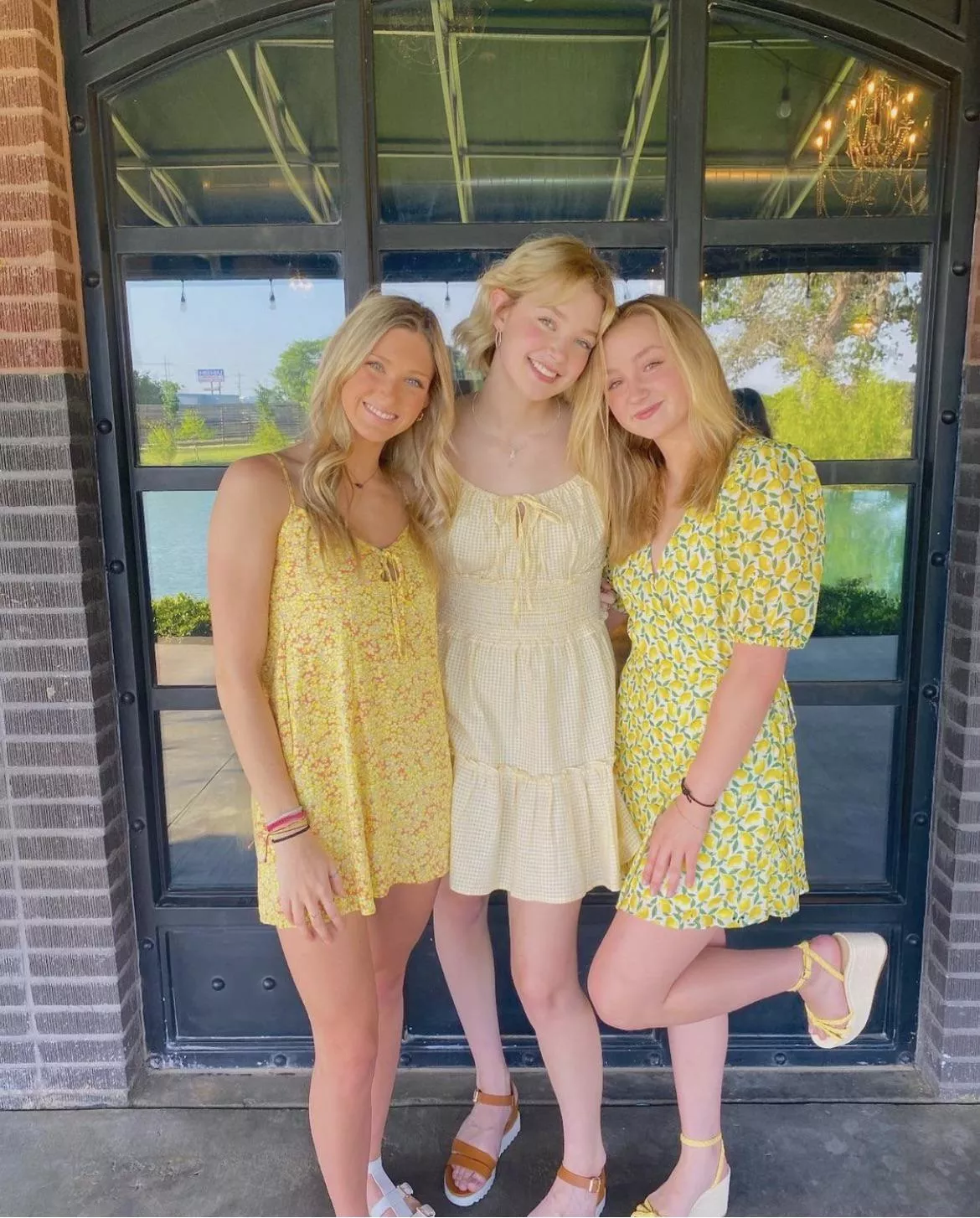 Yellow dresses