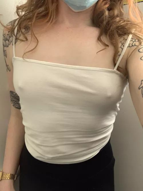 Yet another plane outfit, always braless