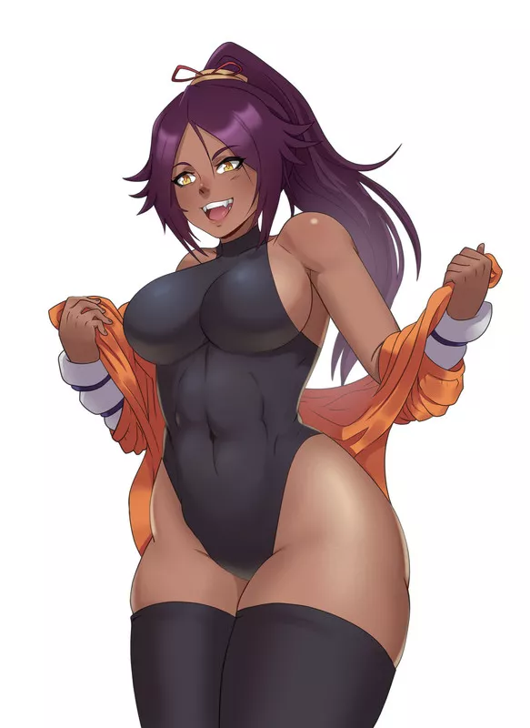 Yoruichi Stripping (SuketchiDan)