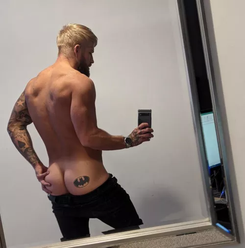 You can grab the other cheek