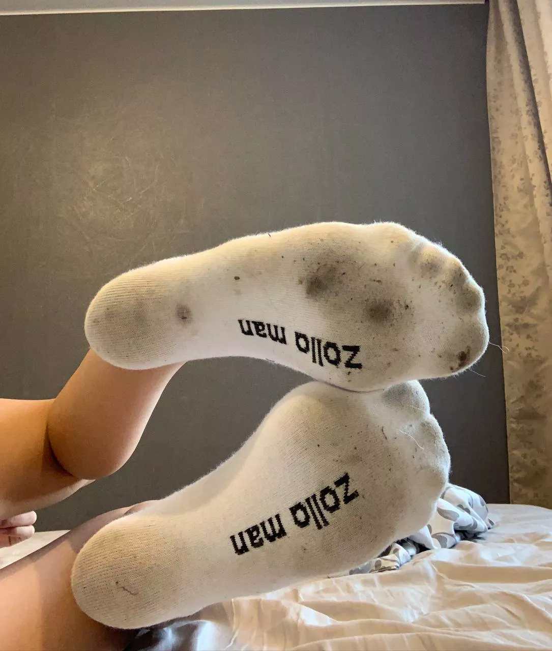 You should clean up this socks 😏💦