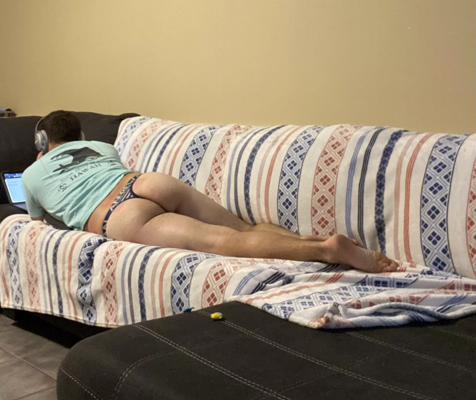 You walk in after work and I’m like this doing my homework. What’s your next move?