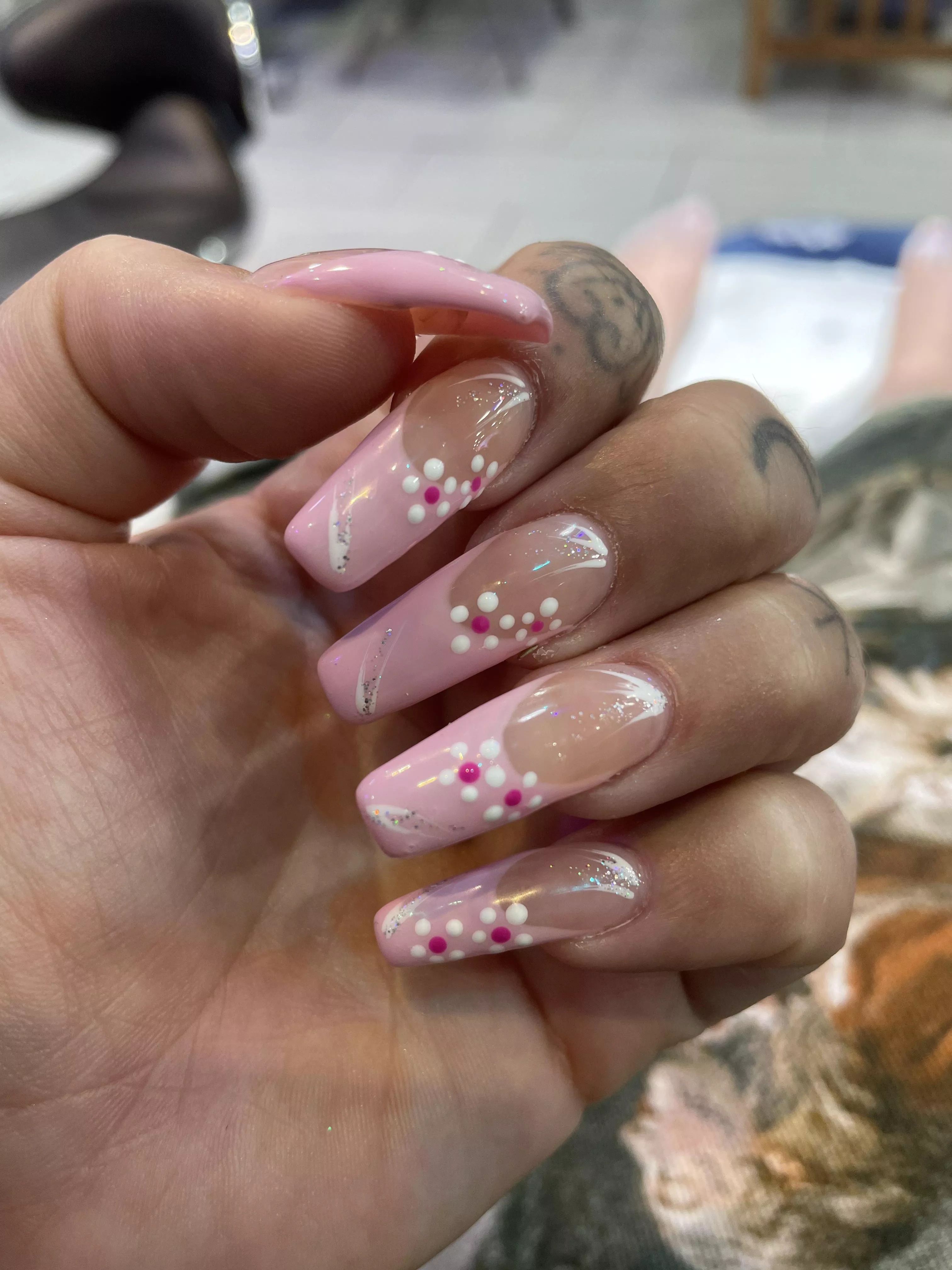 You want my pretty pink nails wrapped around your cock?