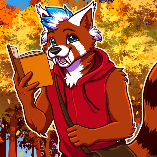 You won't beleaf this 🍁Bust for @scorchums 📙(art by me @Sa_Severn on twitter)