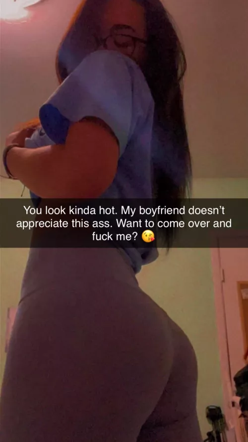 Your girl sent me the hottest snaps last night…