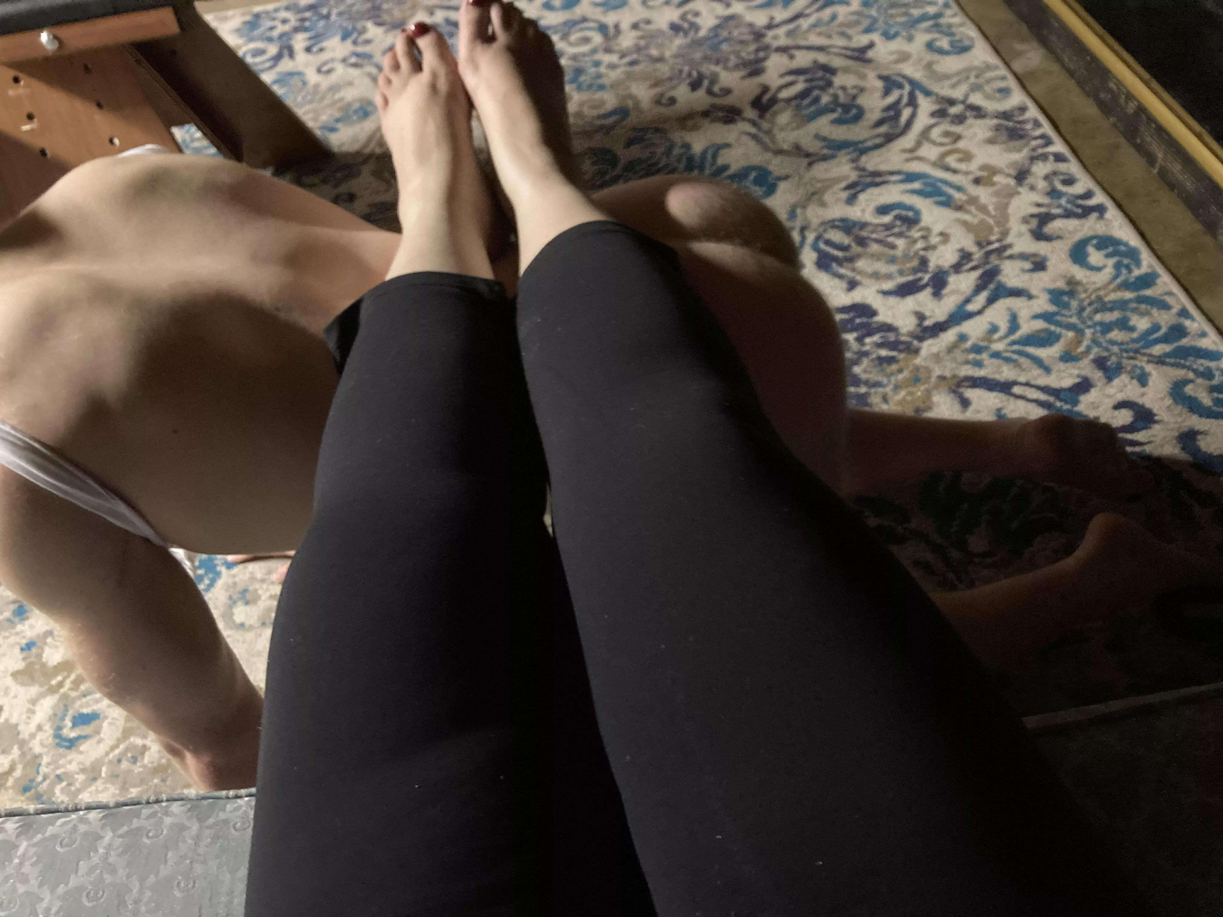 Your only use to me is as a foot rest now be quiet and hold still. [domme][oc]