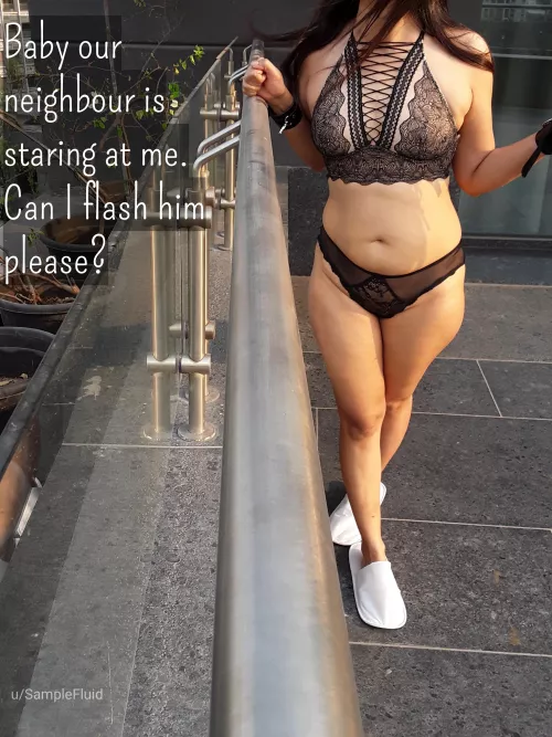 Your wife makes it very clear to everyone that she's available