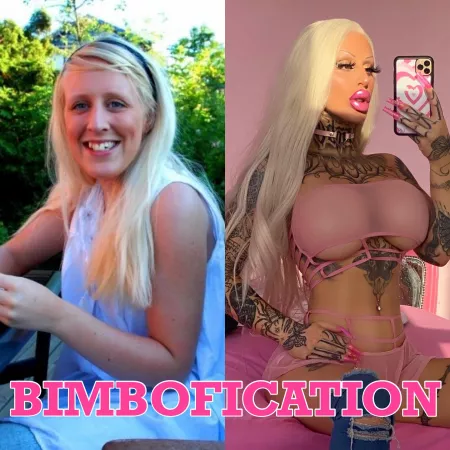 Before - After 💕💉 Bimbofication is life 💕 Before - After 💕💉 Bimbofication is life 💕