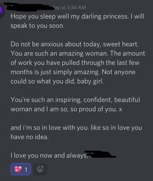Daddy sends messages when I fall asleep every night and I thought Iβd share this one if anyone else needs to hear it π₯°π₯° Iβm proud of you! Daddy sends messages when I fall asleep every night and I thought Iβd share this one if anyone else needs to hear it π₯°π₯° Iβm proud of you!