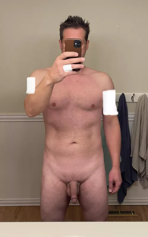 Feeling good today about how I look naked. Plenty of room for improvement but results are slower as I get older. Feeling pretty normal nude today. Feeling good today about how I look naked. Plenty of room for improvement but results are slower as I get older. Feeling pretty normal nude today.