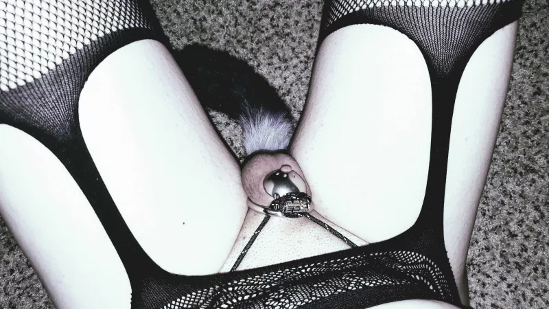 Going on day 2 in chastity. Going to stay locked till i can sissygasm from my toys 😝 Going on day 2 in chastity. Going to stay locked till i can sissygasm from my toys 😝
