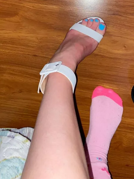 Heels or socks? Heels or socks?