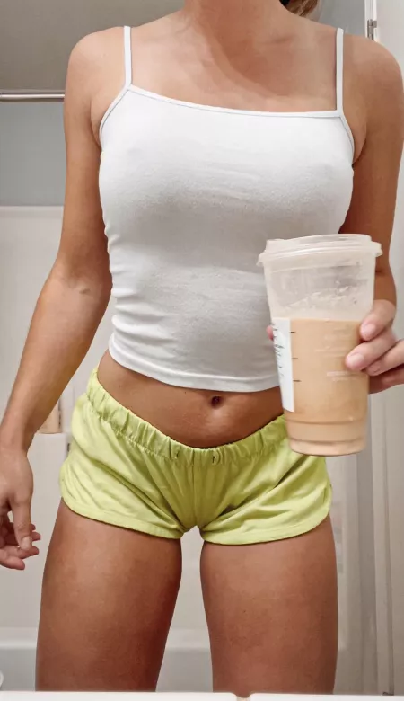 I think I should accidentally spill some coffee on my white shirt. Do you agree? 😏 I think I should accidentally spill some coffee on my white shirt. Do you agree? 😏