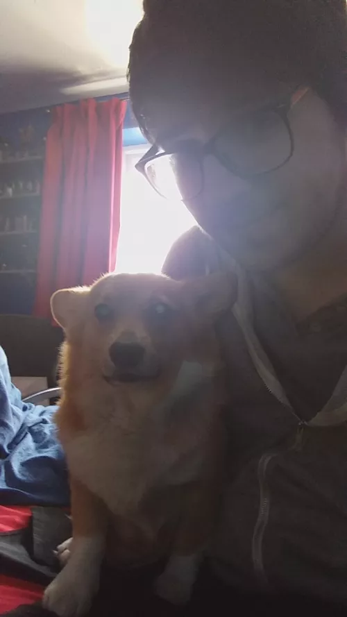 Just me and the dog. Chillin n vibins bros Just me and the dog. Chillin n vibins bros