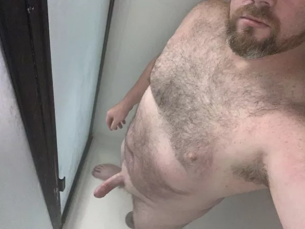 Just taking a shower after a good haircut and beard trim. 37 married father. Just taking a shower after a good haircut and beard trim. 37 married father.