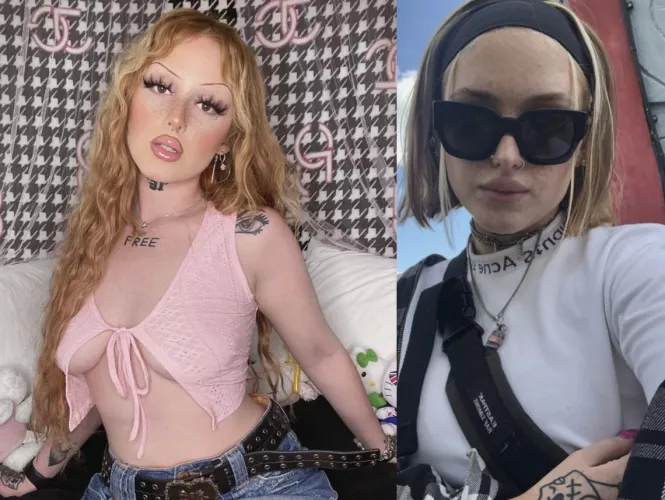 just voer 1 year apart more filler, longer hair, more make up, more pink & more of a slut ! ˆ lots more to do ¼ just voer 1 year apart more filler, longer hair, more make up, more pink & more of a slut ! ˆ lots more to do ¼
