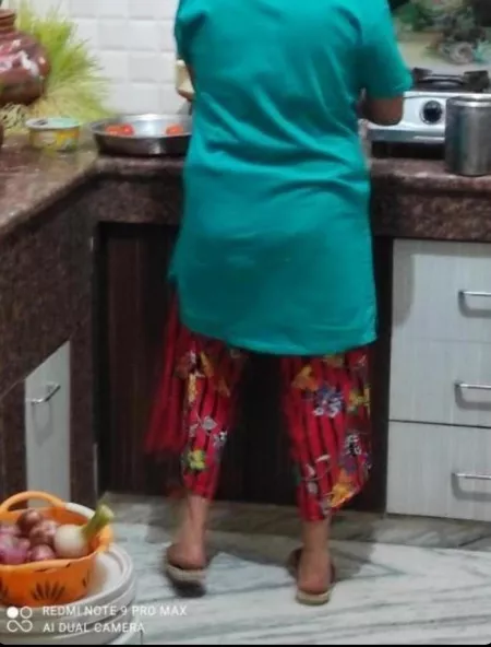 My mom is working like this in kitchen I want someone come and hold her from back press her ass, boobs fuck her in kitchen ๐คค๐คค My mom is working like this in kitchen I want someone come and hold her from back press her ass, boobs fuck her in kitchen ๐คค๐คค