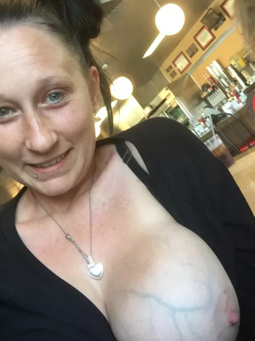 One out at the cafe One out at the cafe