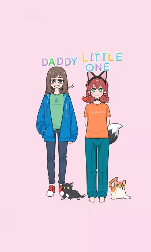 Saw this adorable art around the sub and decided id give it a crack. My little one and i with her cats Bonk (who i nickname 'ol one eye') and beauregard (the black cat i nickname 'cat/dog') Saw this adorable art around the sub and decided id give it a crack. My little one and i with her cats Bonk (who i nickname 'ol one eye') and beauregard (the black cat i nickname 'cat/dog')