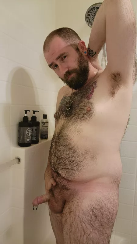 Shower time. Who wants to join me? Shower time. Who wants to join me?