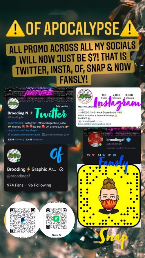 Slim, Toned, Tattooed, Kink & 420 friendly π³οΈβπ, 300+ posts πΈSend requests π€ Be sure to engage π Cheap promos on my free just get in touchπ― Slim, Toned, Tattooed, Kink & 420 friendly π³οΈβπ, 300+ posts πΈSend requests π€ Be sure to engage π Cheap promos on my free just get in touchπ―