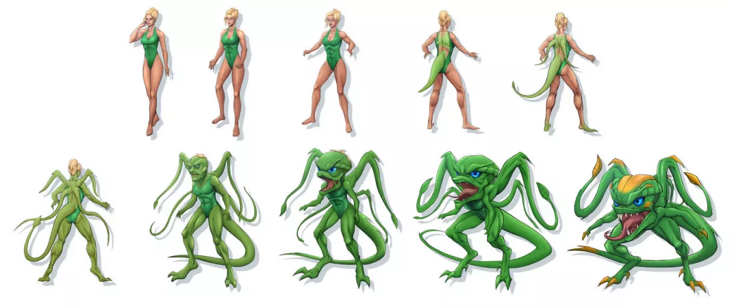 Woman Transform Into Alien Woman Transform Into Alien