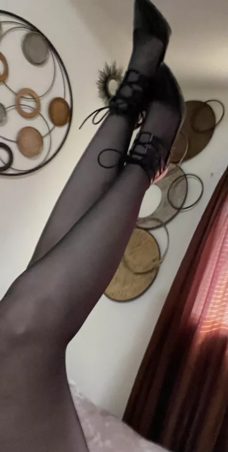 Would you like my legs over your shoulders Would you like my legs over your shoulders