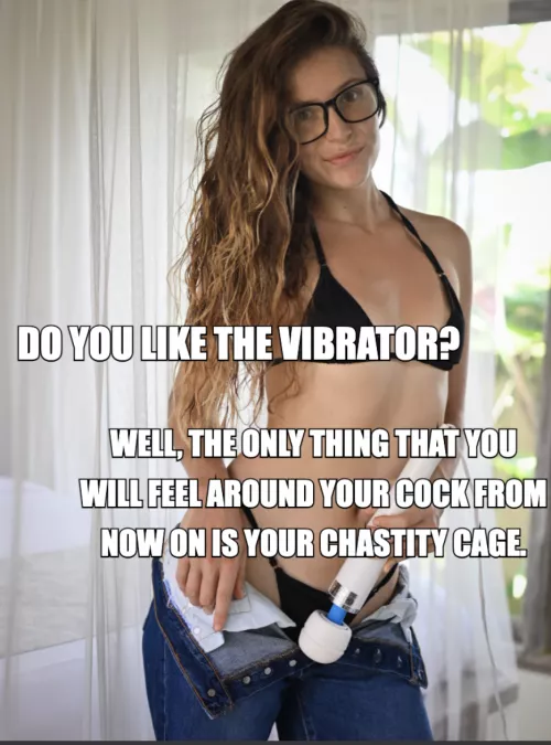 Yep, all you will feel from now on is your dick straining against the cage 😬 Yep, all you will feel from now on is your dick straining against the cage 😬