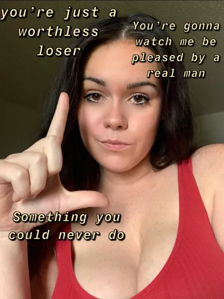 You deserve to be pussy free! You deserve to be pussy free!