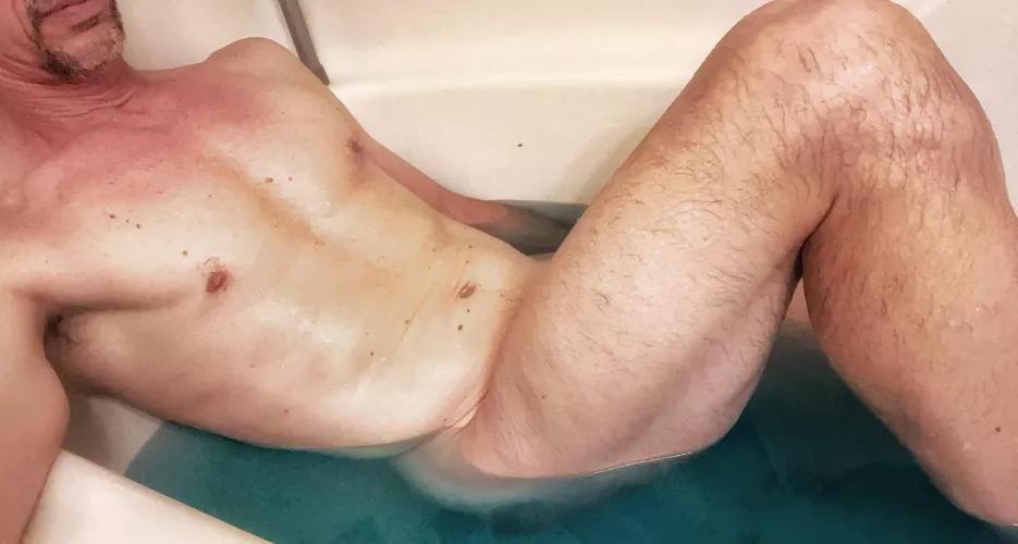 A long day of yard work calls for a little relaxation. A long day of yard work calls for a little relaxation.