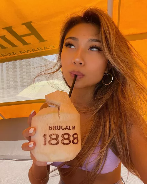 Bikini and hoop earrings Bikini and hoop earrings