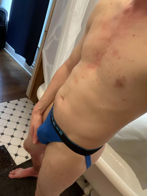 Finally seeing results from hitting the gym. Finally seeing results from hitting the gym.