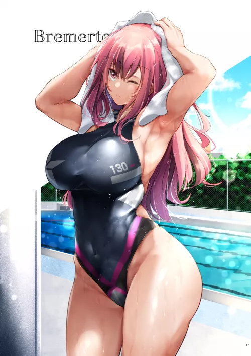 Bremerton Swimsuit Beauty (Oriue Wato ) [Azur Lane]