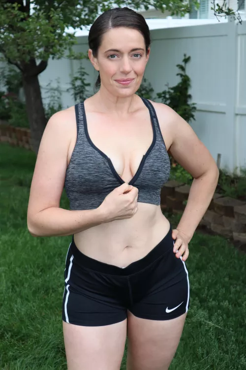 I’m definitely up to something and it’s not my workout.