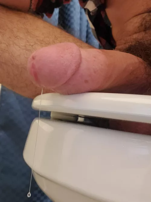 Just a lil drip on the toilet