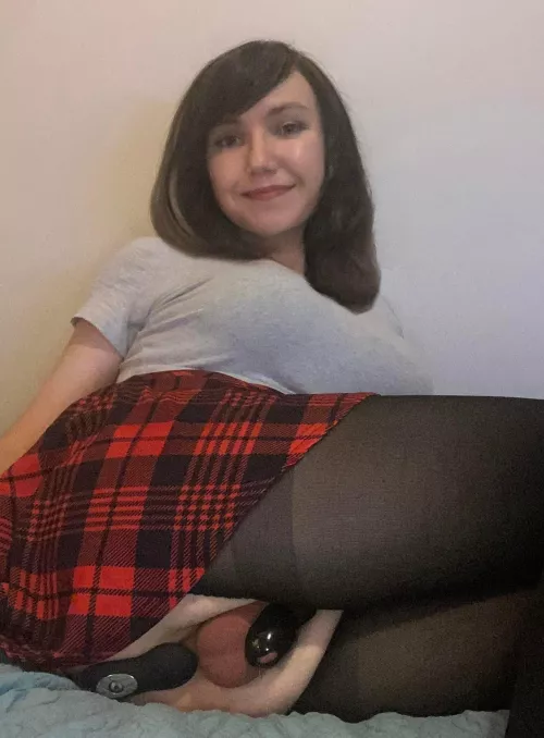 Locked, plugged, and ready for your cock!