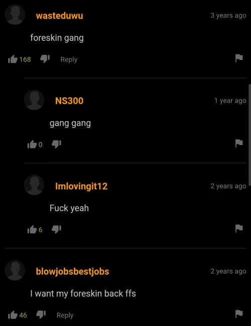 Foreskin Gang Assemble! 💪🏻💪🏻