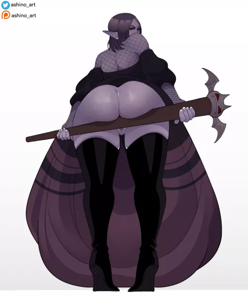 Missi Showing Off Her ASSets (Ashino_art) [The Vampair Series]