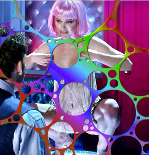 I was hoping it would work a little better, Natalie Portman famous scene in “Closer” but all the stuff she is wearing ruins it. Also low res. Anyway, I tried.