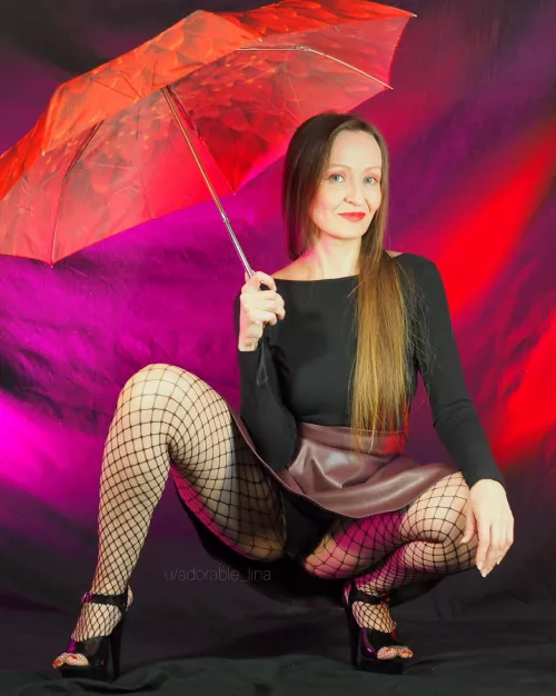 There is enough space for two under my umbrella