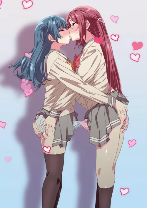 Sakurauchi Riko And Tsushima Yoshiko Loving Lust (Ecoman) [Love Live!]