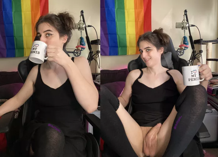 Good morning, would you like a sip? ☕💕