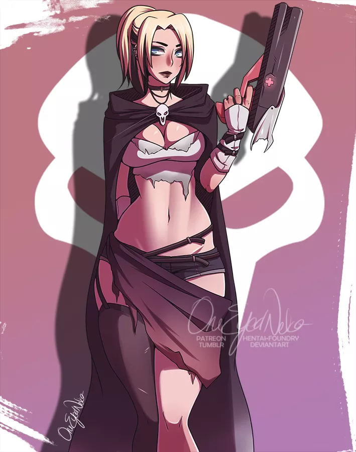 Evil Mercy in Reaper-esque clothing (OneEyedNeko) [Overwatch]