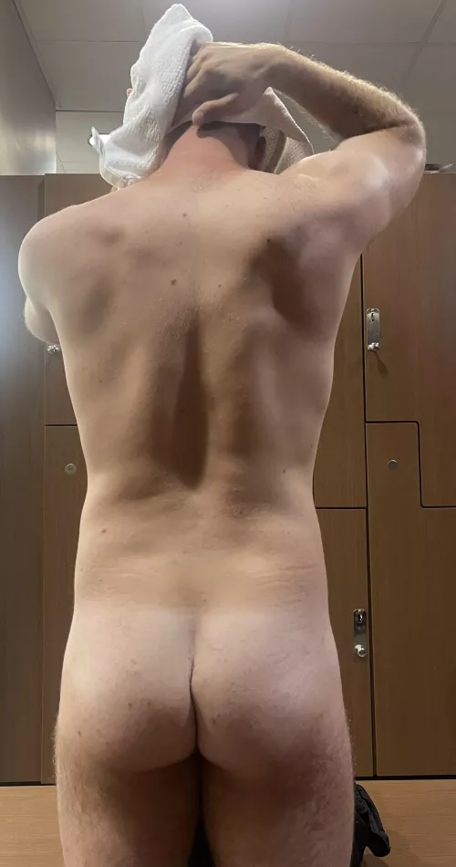 Drying off after a shower