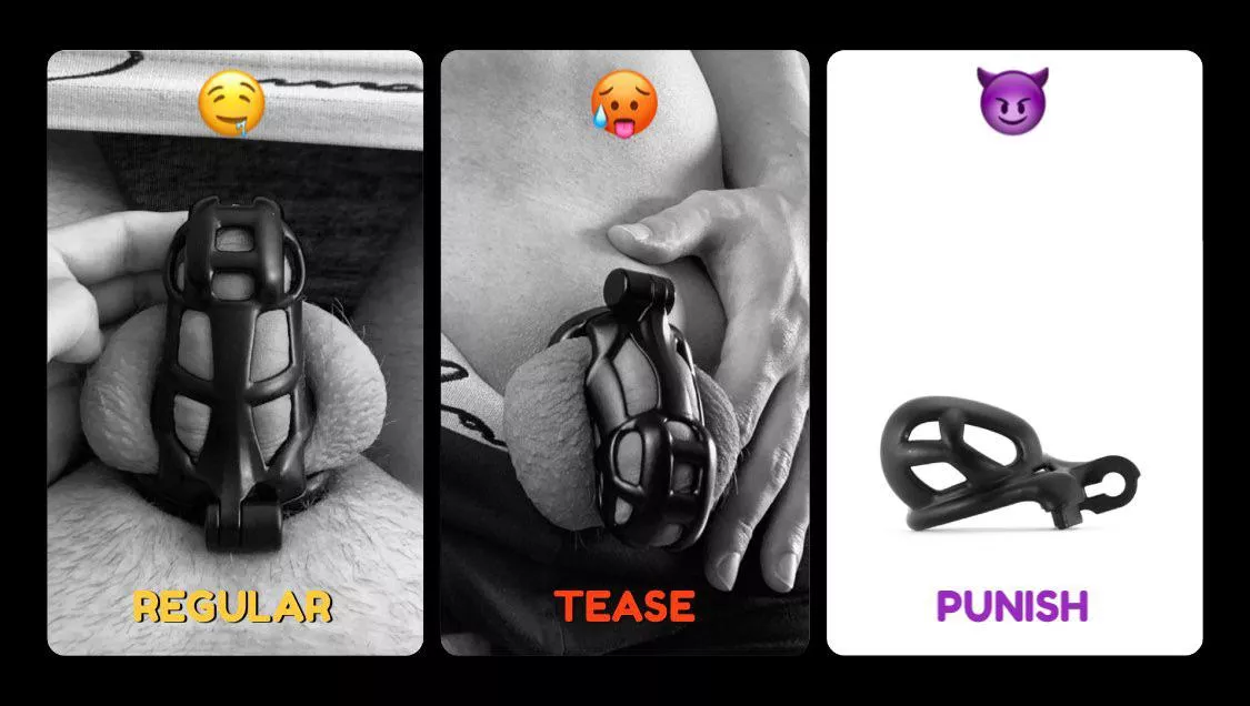 I‘m the happiest man alive for having a loving, wonderful girlfriend, that was open about chastity play and even started enjoying it just as much as me. We already own 2 cages and very shortly our thrid and smallest will arrive. It‘s a wonderful feel