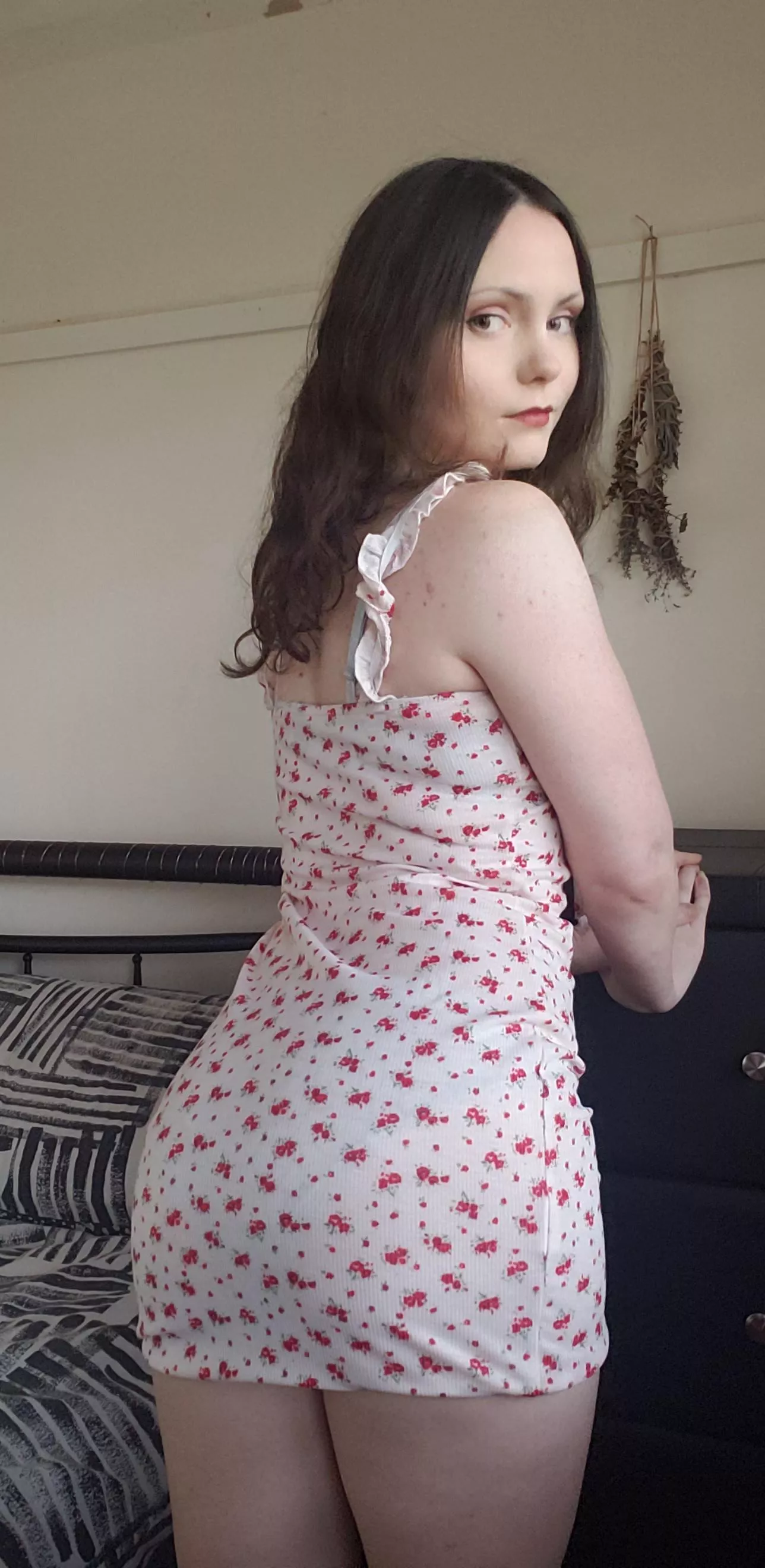 All I'd have to do is bend over and you could see everything 😘