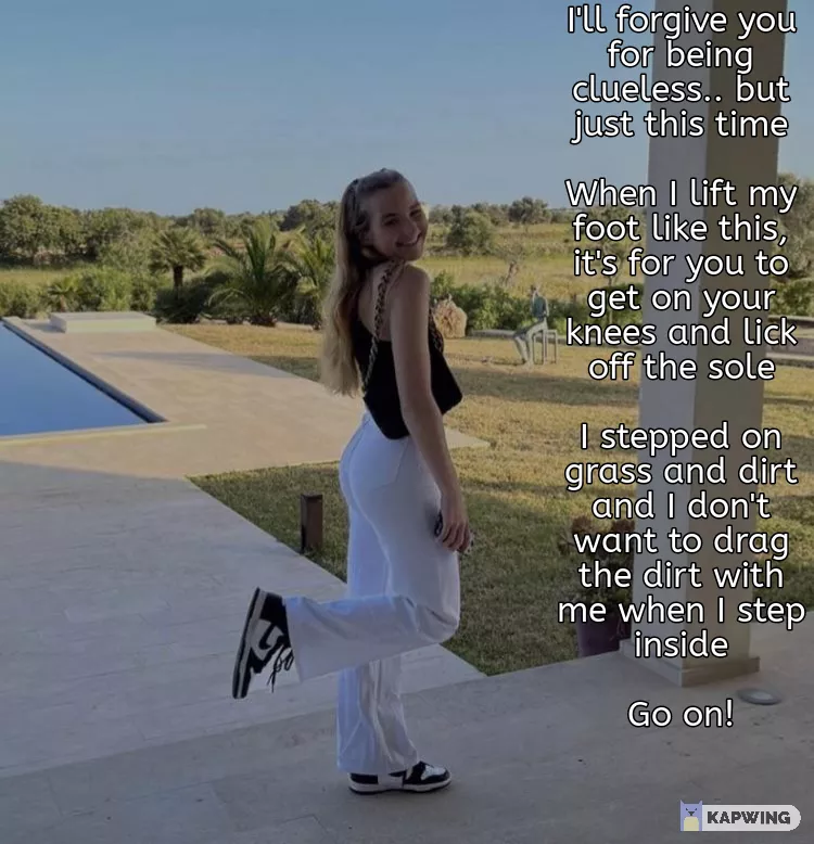 She'll forgive your cluelessness the first time