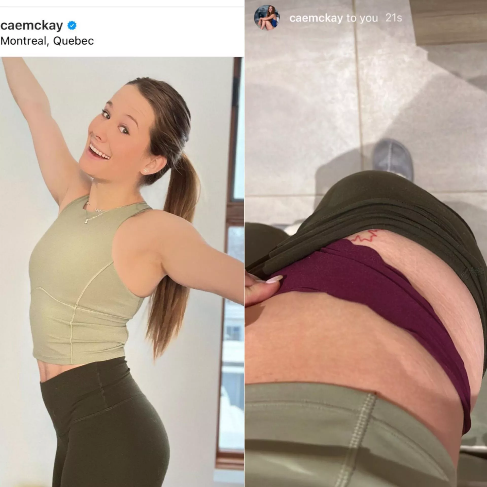 Happy Birthday Caeli McKay! I'll never forget the time I asked you to see what panties you had on under these tights and you showed me 😮