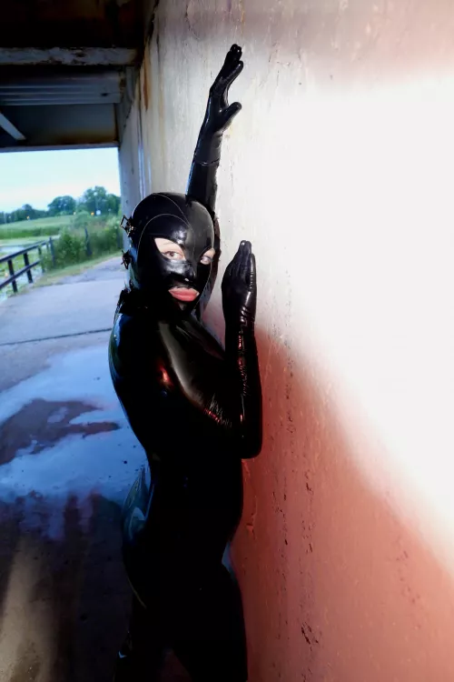 A little latex in public